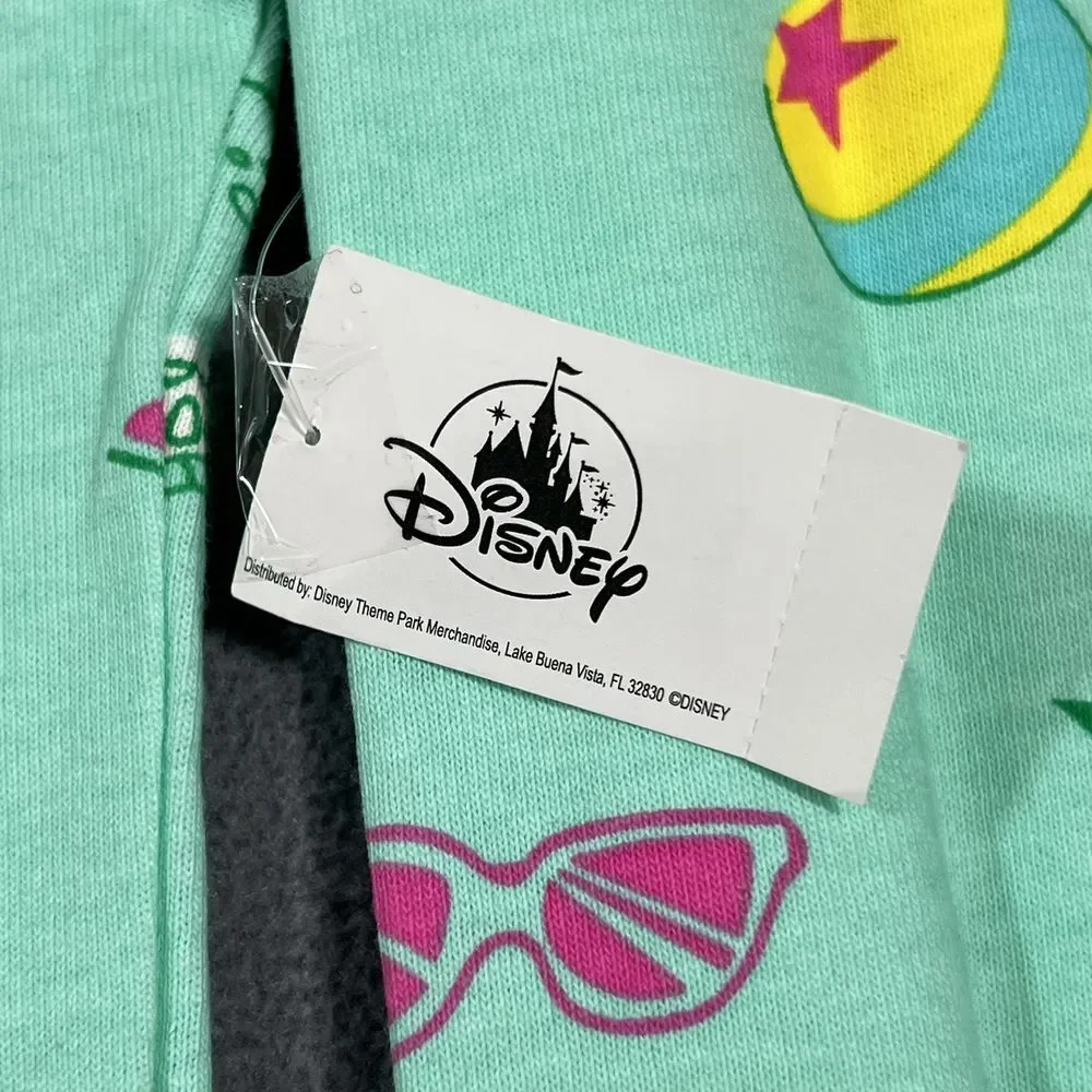 Disney‎ Toy Story Summer Splash Spirit Jersey Adult L Green Chillin Woody Bunny